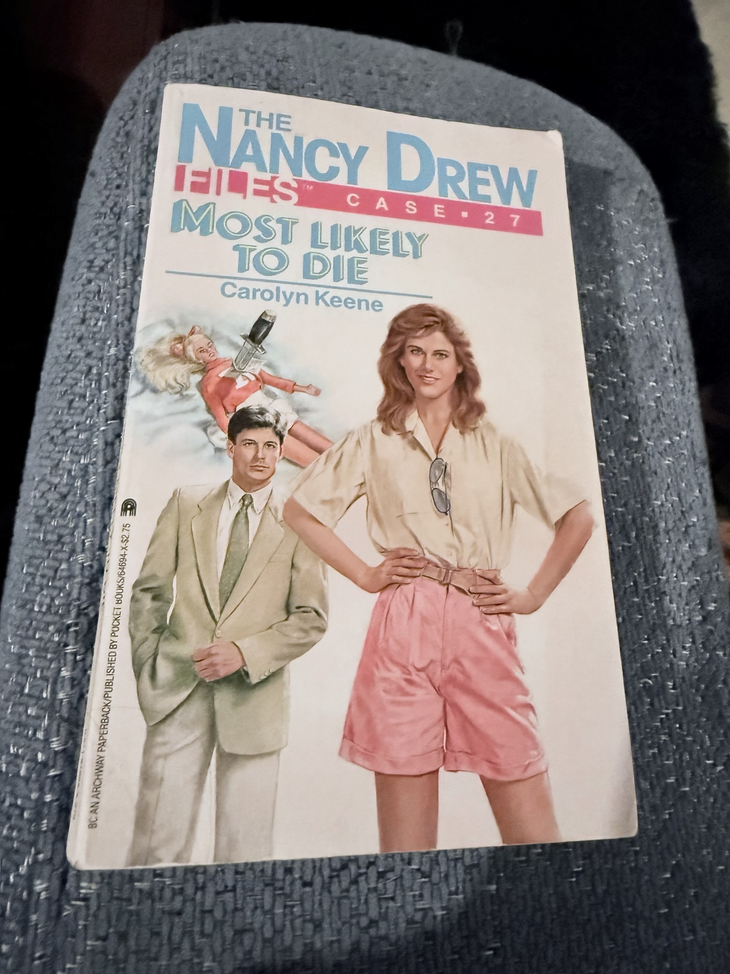 Picked up a fun looking 1980s Nancy Drew novel